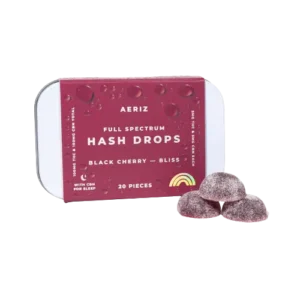 Buy 1:1 CBN:THC Black Cherry Bliss Hash Drops Online
