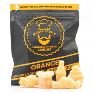 Buy 200mg THC Assorted Orange Gummies Online